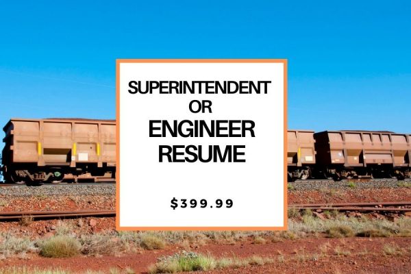 Professional Mining Resume Writer, Superintendent or Engineer Resume
